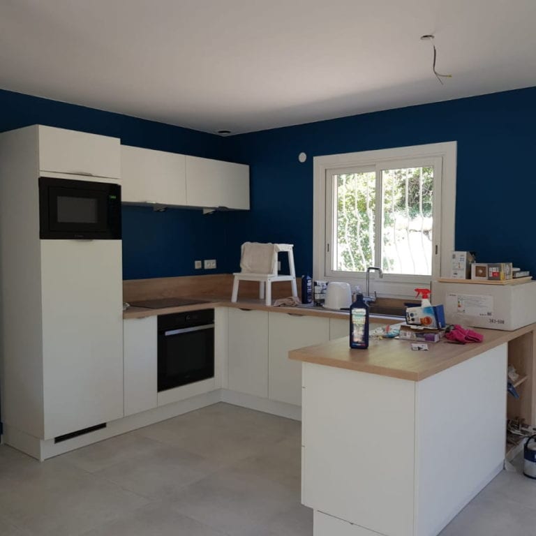 Project Deco Marseille Peintre Peinture BTP réalisation rénovation peinture cuisine