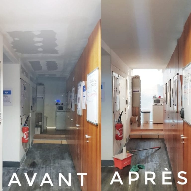 Project Deco Marseille Peintre Peinture BTP réalisation avant/après pour un pro